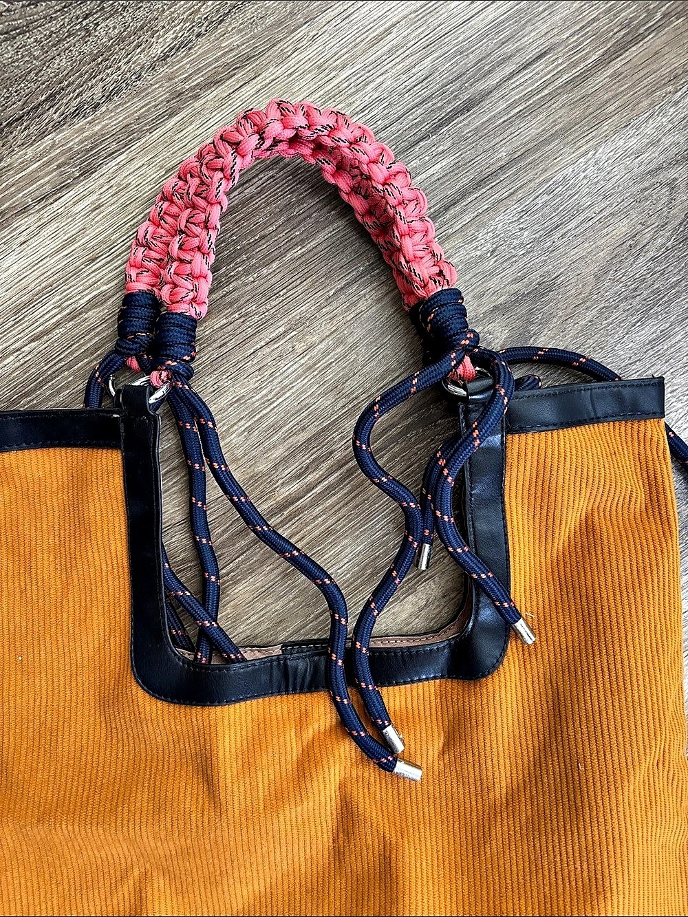 Orange & Gray Tote Bag - Picture 2 of 4